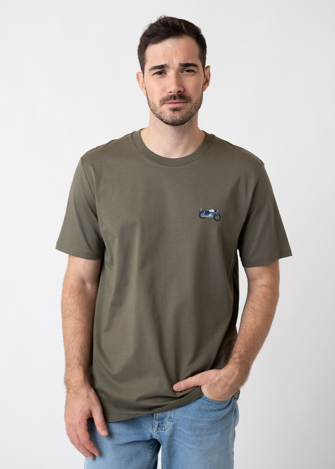 BAVARIAN CAPS Zündapp Stickshirt Dunkelgrün Herren