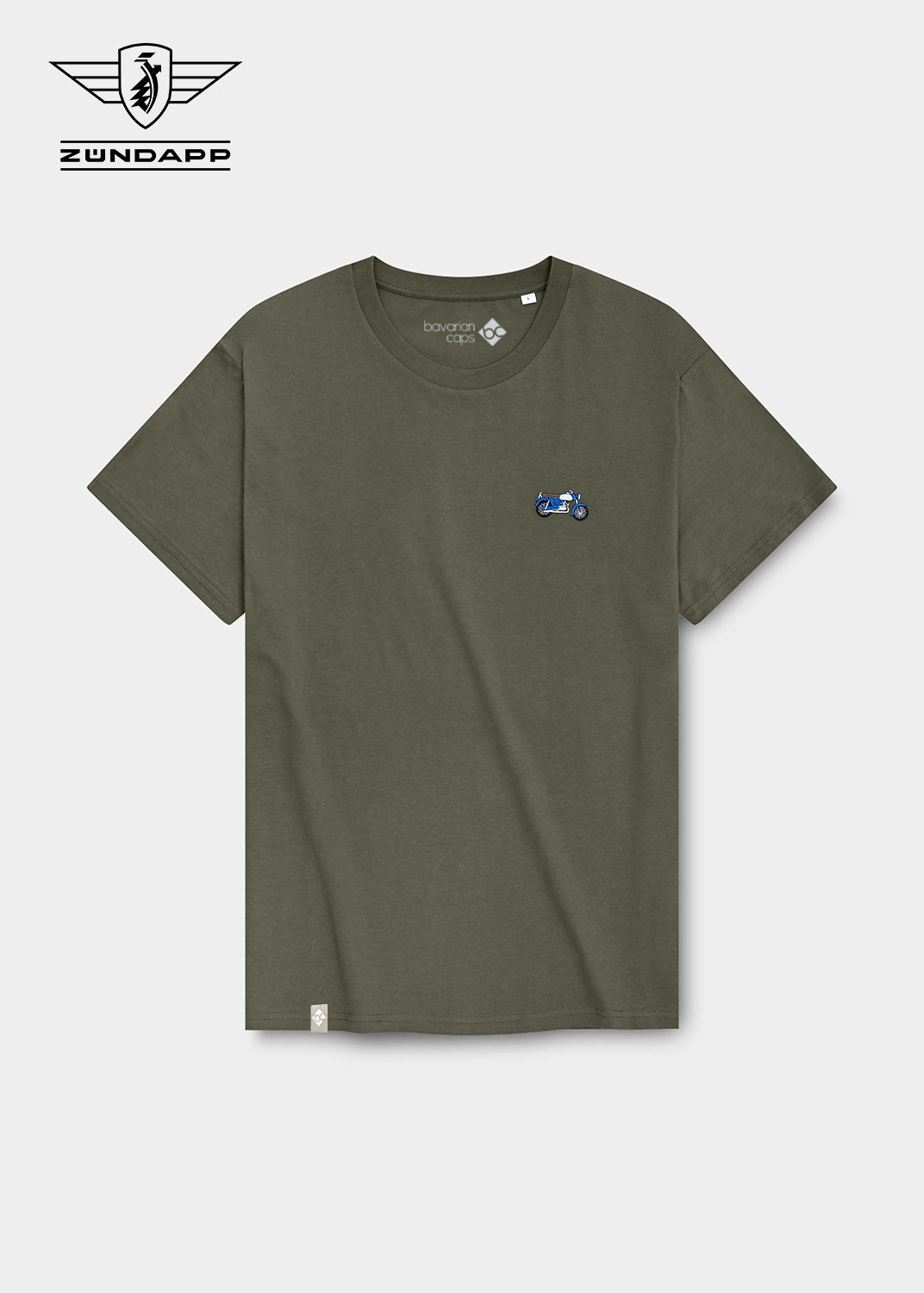 BAVARIAN CAPS Zündapp Stickshirt Dunkelgrün Herren