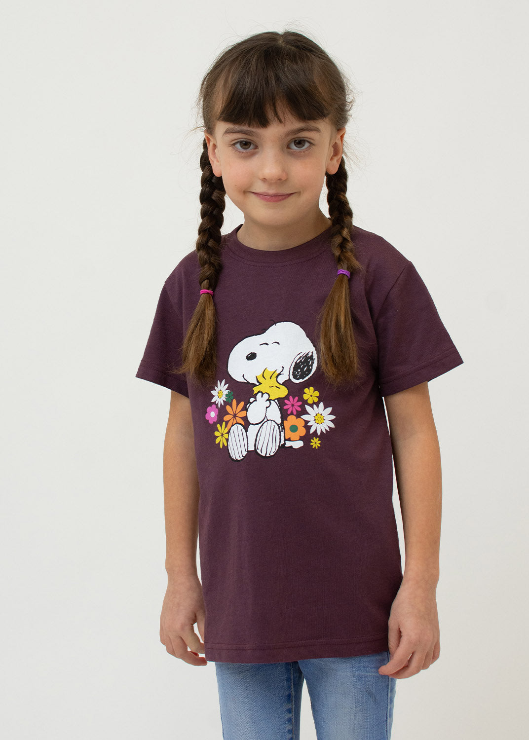 Peanuts Kuschelalarm T-Shirt Dunkelrot