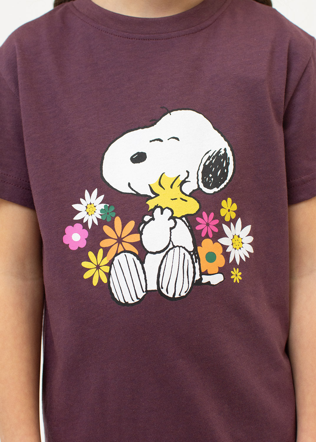 Peanuts Kuschelalarm T-Shirt Dunkelrot