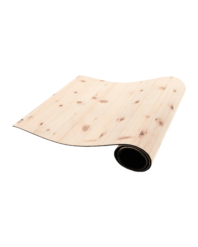 Pure Yogamatte – Zirbenholz & Schurwollfilz