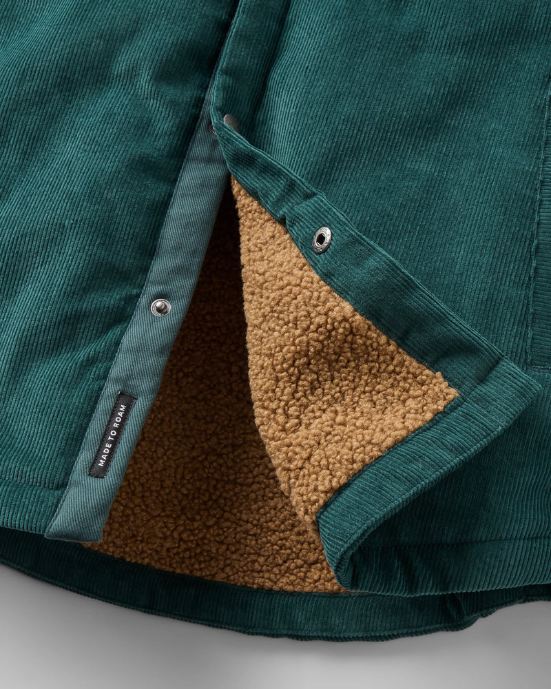 Kodiak Sherpa Lined Cord Overshirt