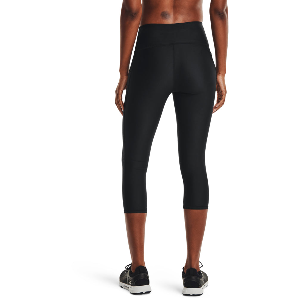 Damen HeatGear Armour No-Slip Waistband-Caprihose