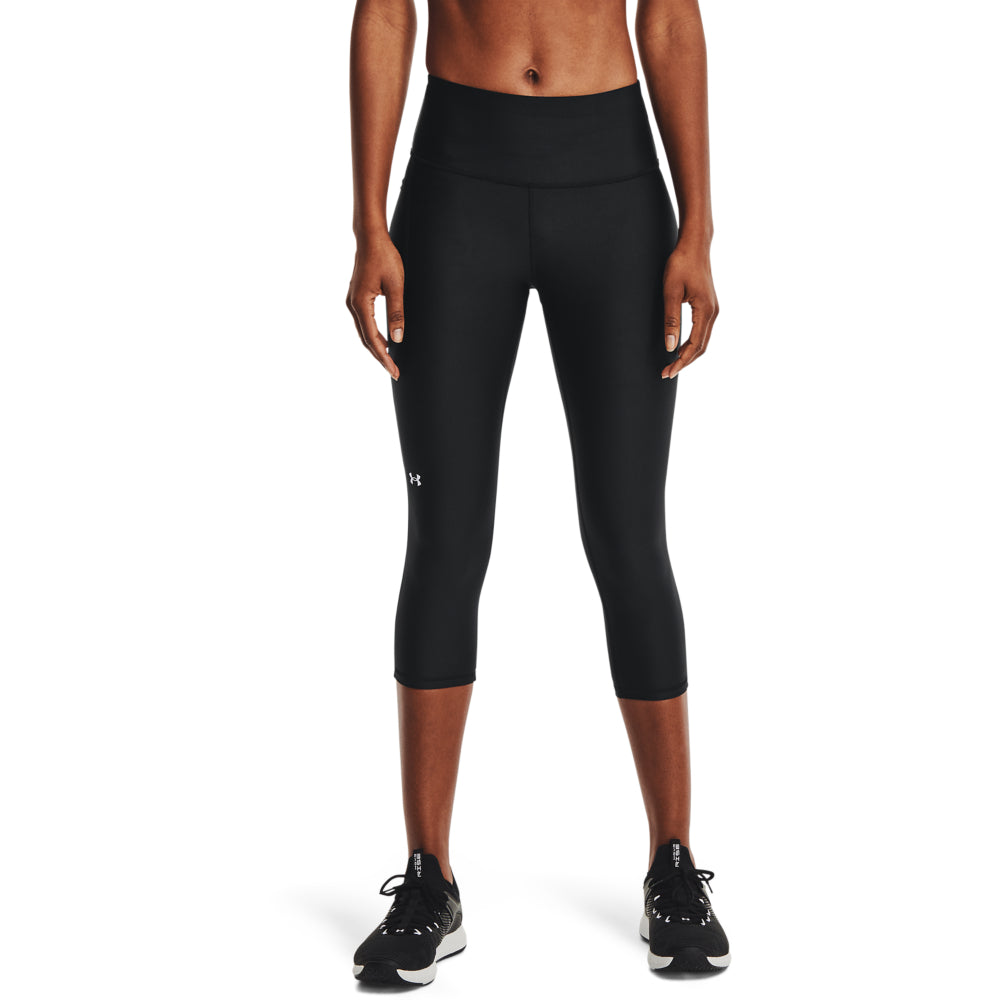 Damen HeatGear Armour No-Slip Waistband-Caprihose