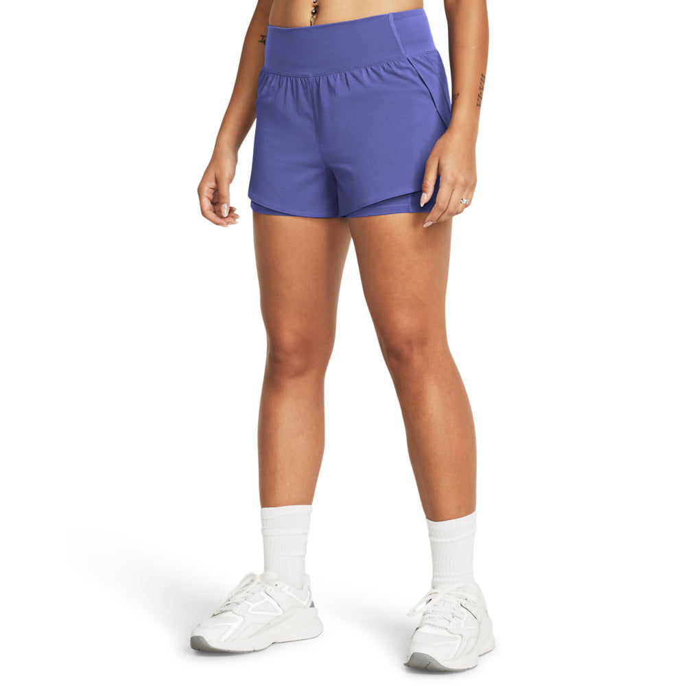 UA Flex 2-in-1-Gewebeshorts für Damen