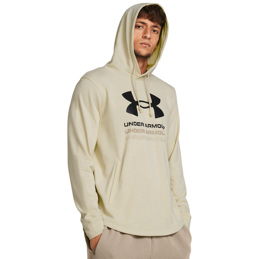 UA RIVAL TERRY GRAPHIC HOOD