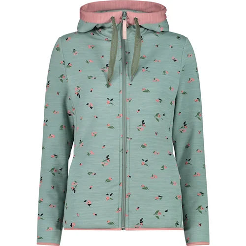 CMP Woman Jacket Fix Hood Stretch-Fleecejacke