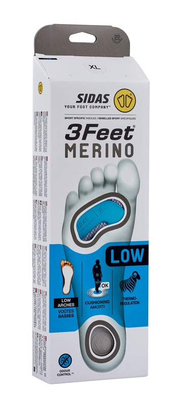 3 Feet Merinos Low Einlegesohlen Komfort & Support