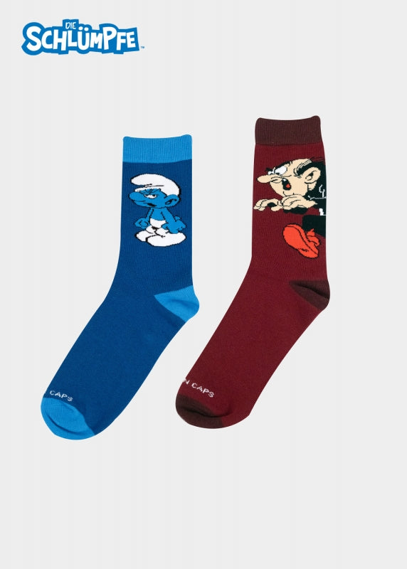 Sockenbox Schlümpfe 2 Paar Socken