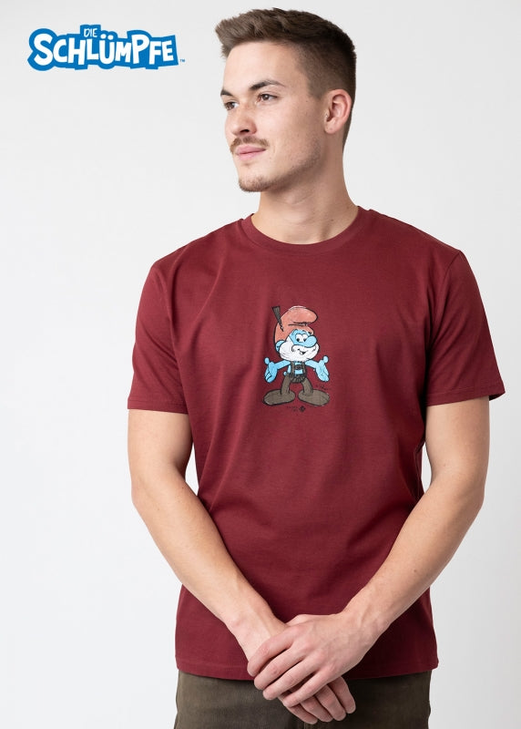 Papa Schlumpf Bio-Baumwolle T-Shirt