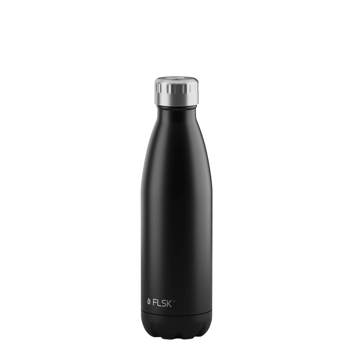 Trinkflasche Edelstahl 500ml Black