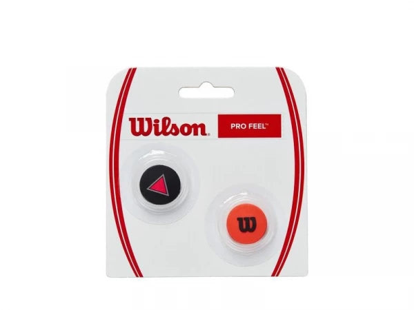 WILSON PRO FEEL CLASH DAMPENERS Schwarz/Rot