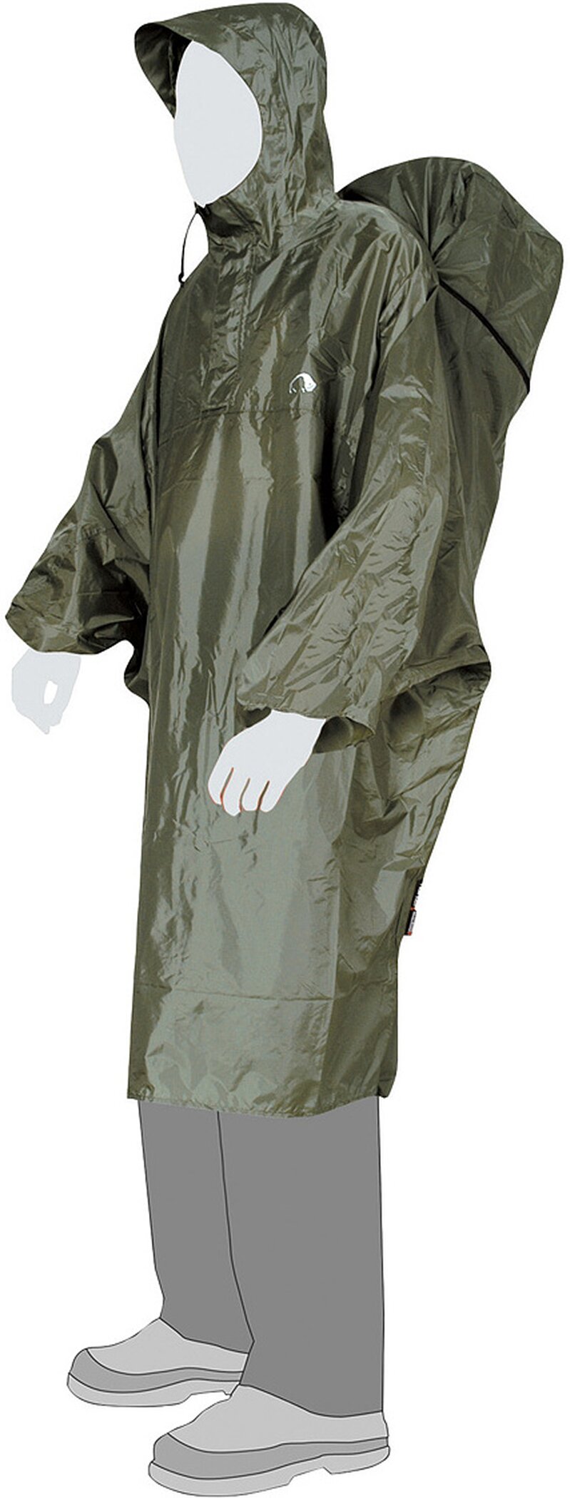 Herren Poncho Cape L – Wetterfester Outdoor-Poncho