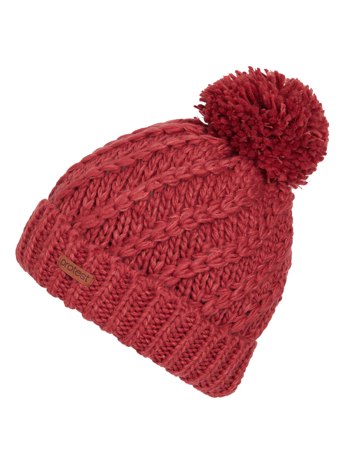 PRTPAISLEY Beanie mit Jacquardmuster & Bommel