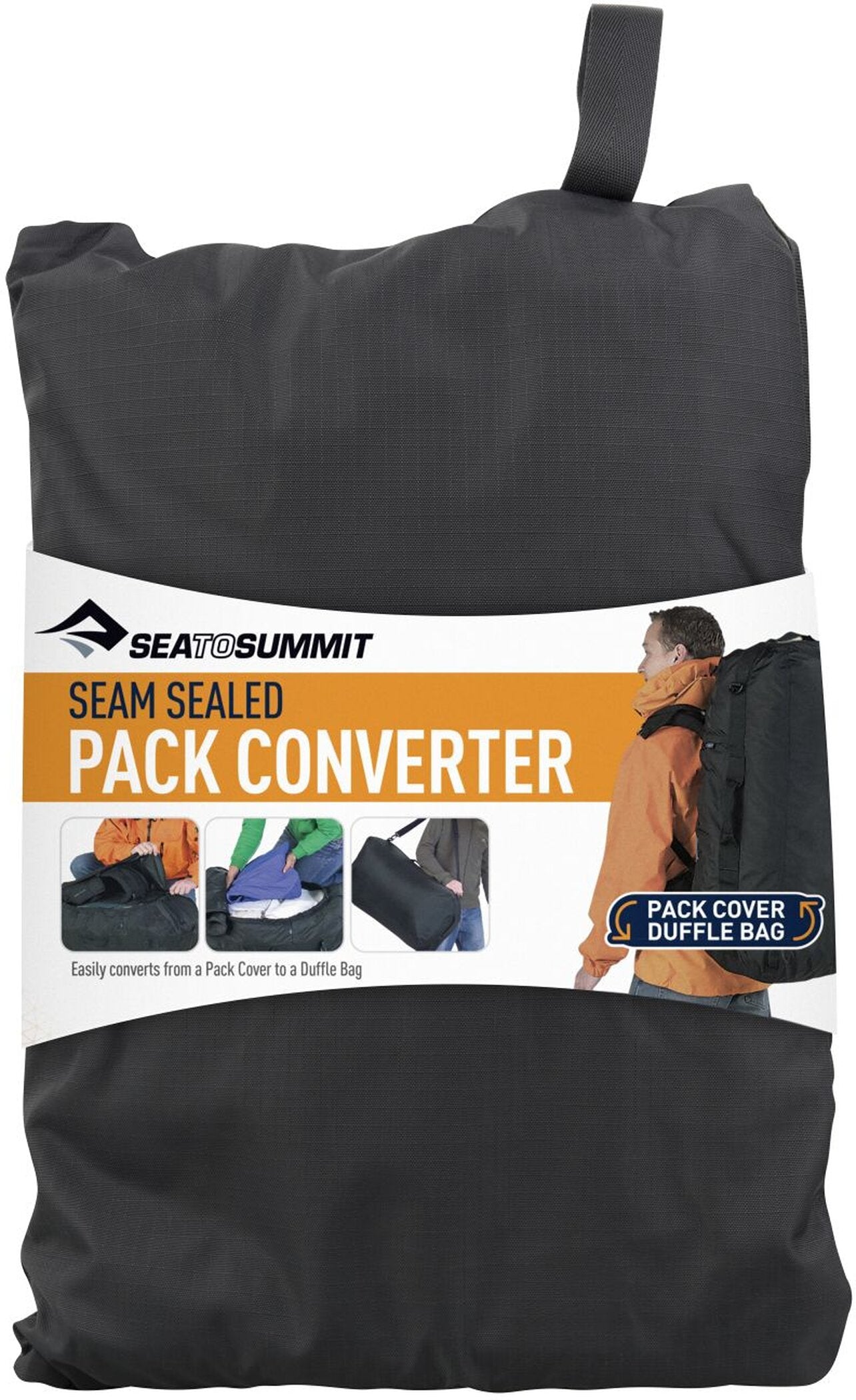 Regenhülle Pack Converter Medium - Fits 50-70 Liter Packs Black