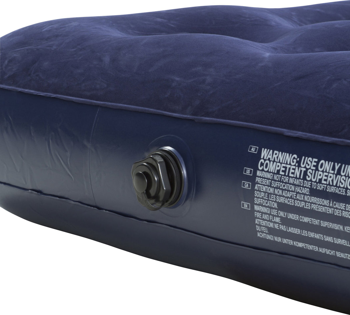 Luftbett Single Velour für 1 Person