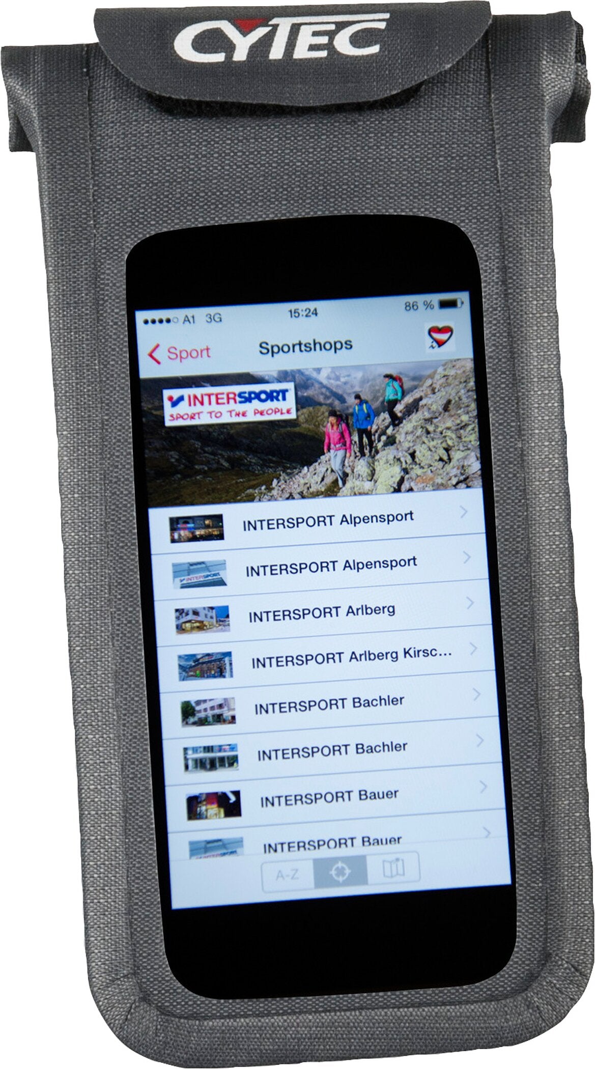 Smartphone Tasche wasserfest mit Touchscreen & Halterung